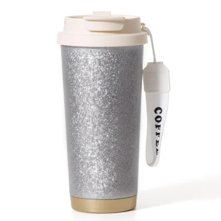 750ml Portable Titanium Insulated Coffee Travel Mug
