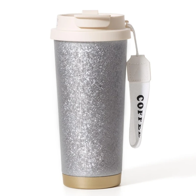 750ml Portable Titanium Insulated Coffee Travel Mug