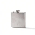 Custom titanium hip flask