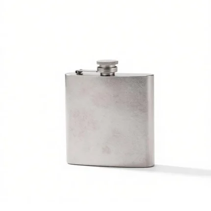 Custom titanium hip flask