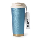 750ml Portable Titanium Insulated Coffee Travel Mug - Image 2