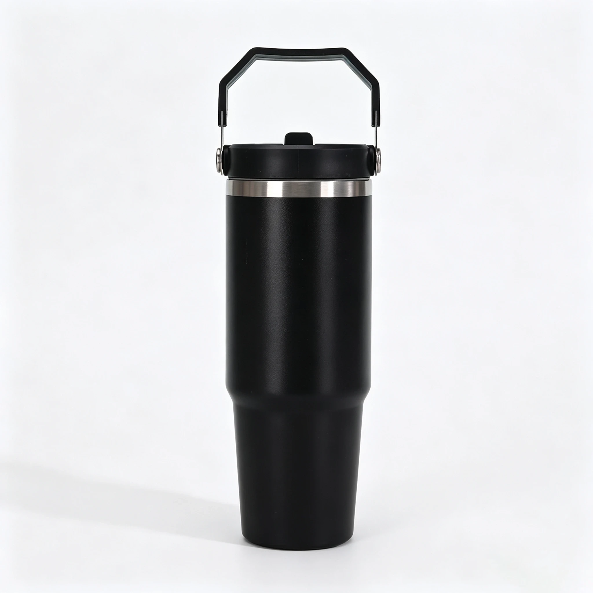 Portable Handle Insulated Tumbler Compatible With Car Cup Holders Portable Handle Insulated Tumbler Compatible With Car Cup Holders