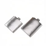 Custom titanium hip flask
