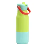 700ml Stainless Steel Vacuum Insulated Travel Mug with Handle & Detachable Silicone Lid