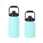 Custom extra-large travel water bottle mug