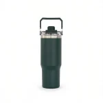 Stainless Steel Thermal Tumbler with Carrying Handle
