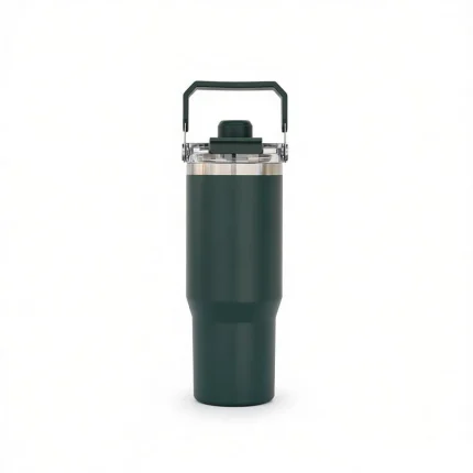 Stainless Steel Thermal Tumbler with Carrying Handle