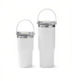 Portable Handle Insulated Tumbler Compatible With Car Cup Holders - Image 5
