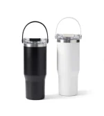 Portable Handle Insulated Tumbler Compatible With Car Cup Holders - Image 6