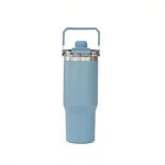 Stainless Steel Thermal Tumbler with Carrying Handle