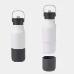 700ml thermal travel mug with a handle and detachable silicone lid