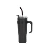 1200ml Handle Stainless Steel Cup-Holder Tumbler