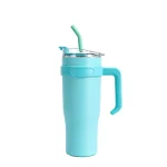 1200ml Handle Stainless Steel Cup-Holder Tumbler - Image 4