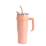 1200ml Handle Stainless Steel Cup-Holder Tumbler - Image 6