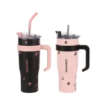 1200ml Handle Stainless Steel Cup-Holder Tumbler - Image 8