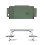 Folding yacht table