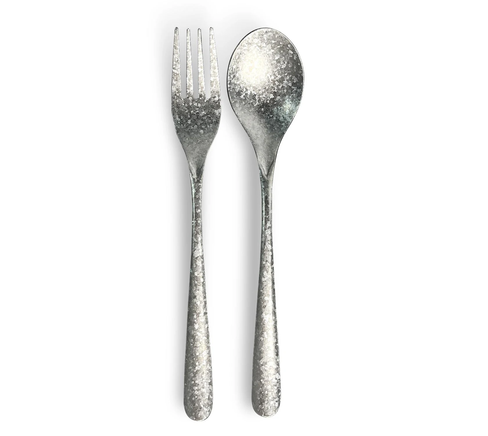 Titanium Spoon & Fork, Round Handle Style Titanium Spoon & Fork, Round Handle Style