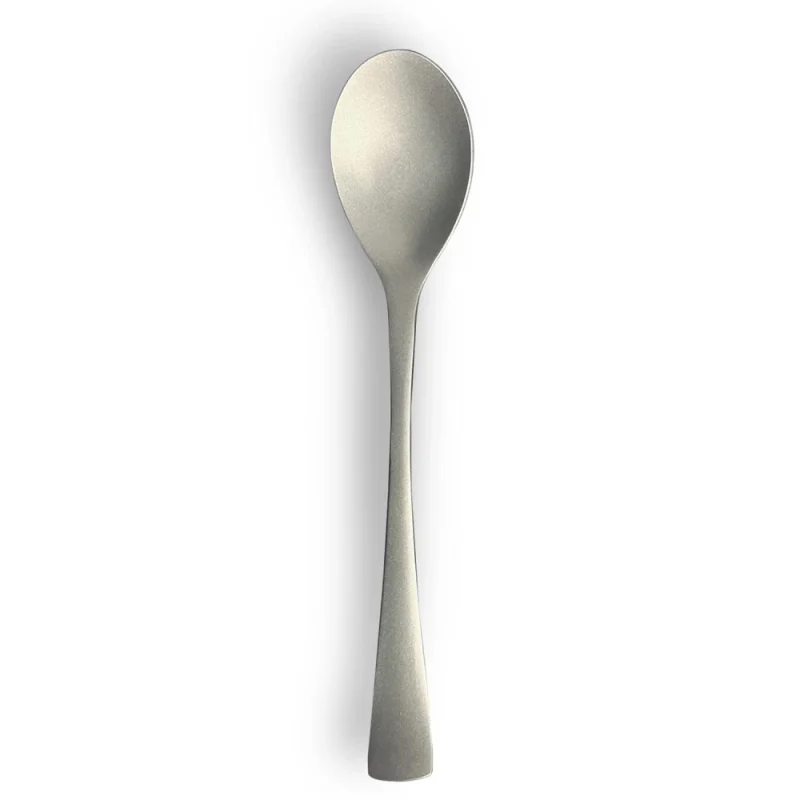 Titanium Spoon & Fork, Swallow‑tail Handle Style