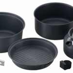 6Pcs Portable Non-Stick Aluminum Camping Cookware Set