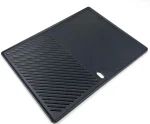 Reversible Rectangular Cast Iron Grill Plate 39×26.7cm Heavy‑Duty BBQ Griddle for Outdoor Use - Image 2