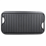 Cast iron rectangular grill pan